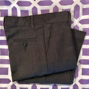 Chaps Boys Grey Dress Pants Size 6 Regular